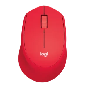 Logitech M 331 SilentPlus Wireless Mouse – Red
