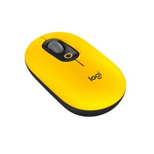 Logitech POP MOUSE with Emoji – Blast Yellow