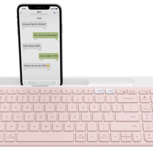Logitech K 580 Slim Multi Device Keyboard – Rose