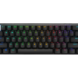 Logitech PRO X 60 LIGHTSPEED Wireless Gaming Keyboard (Tactile) – Black