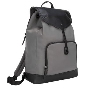 Targus Newport 15″ Drawstring Laptop Backpack – Gray