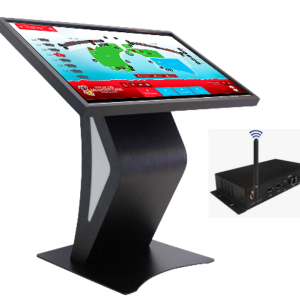 DigiSIGN Interactive Display 43S Black Table Stand with Android Box (Touchscreen)